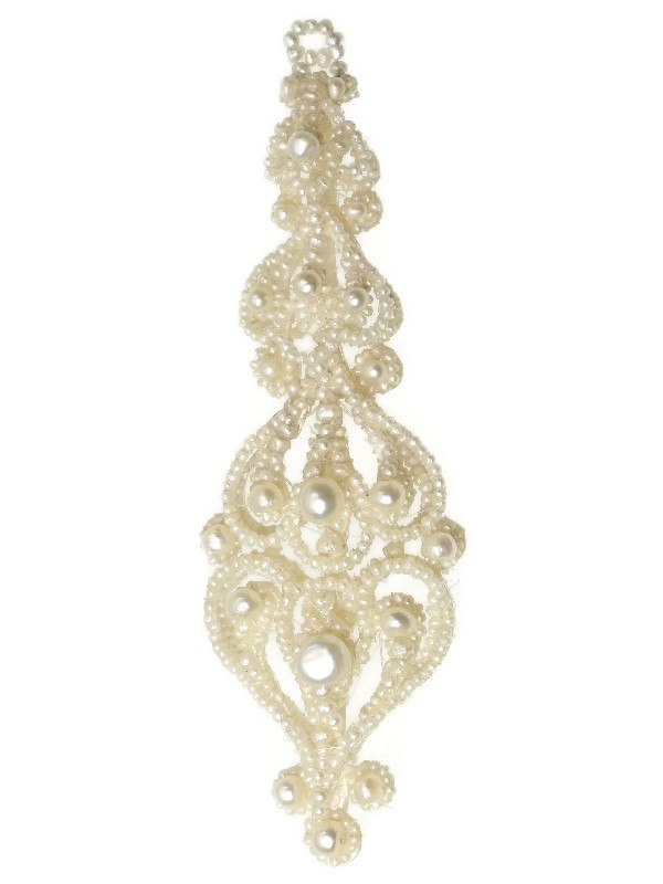 Georgian woven natural seed pearl parure necklace pendant brooches pre Victorian (image 16 of 50)